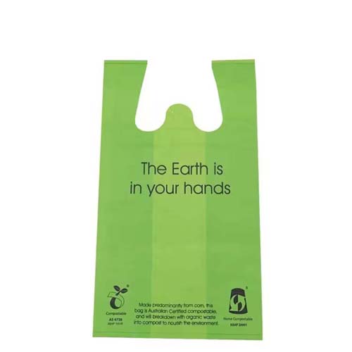PLA Shopping Bags T-Shirt Style