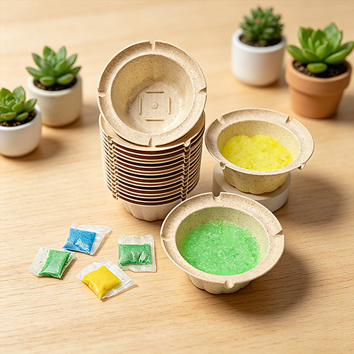 Portable Disposable Rice Husk Cigarette Ashtray