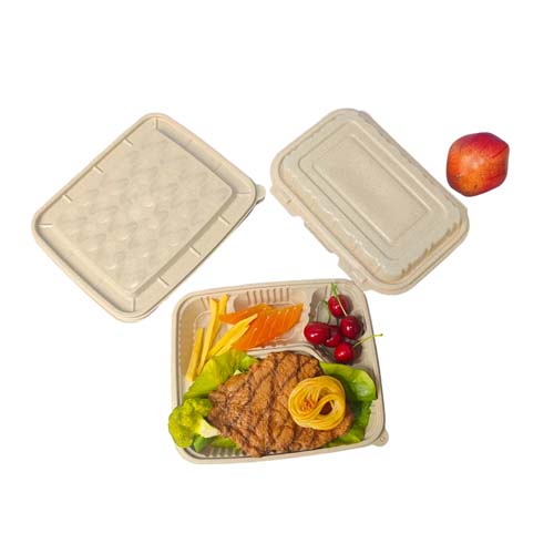 Rice Husk Lunch Box 3 Compartment