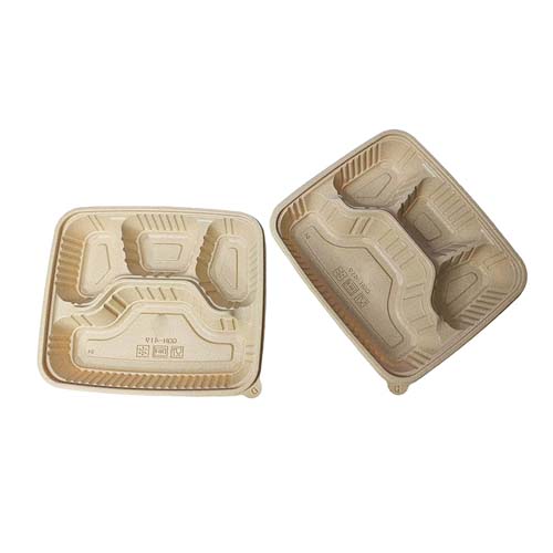 Rice Husk Meal Box 4 Compartment
