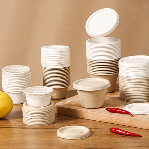 Sugarcane Sauce Cup 3oz with Lid