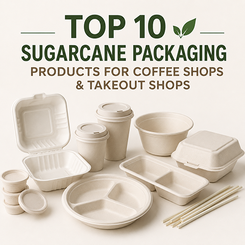 Top 10 Sugarcane Packaging Products for Coffee Shops and Takeout Shops
