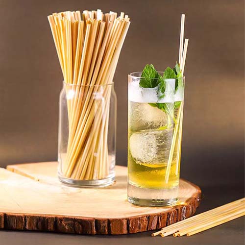 Wheat Drinking Straws Natural