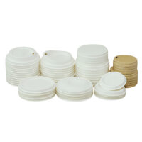 80mm90mm Waterproof Leakproof Bagasse Lid