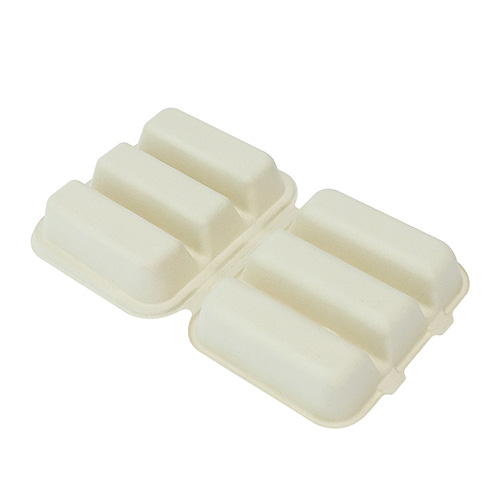 Bagasse Clamshell Taco Holder