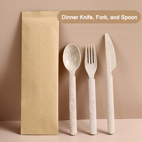 Biodegradable Disposable Wheat Straw and Rice Husk Tableware