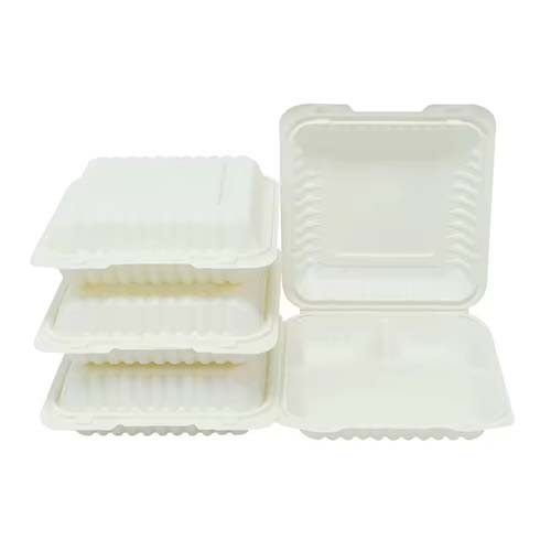 Cornstarch Clam Shell Food Packaging