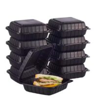 Cornstarch Clamshell Bento Box