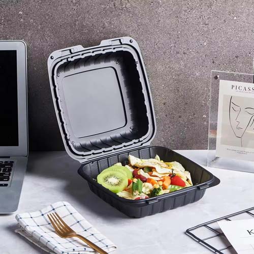 Cornstarch Clamshell Bento Box