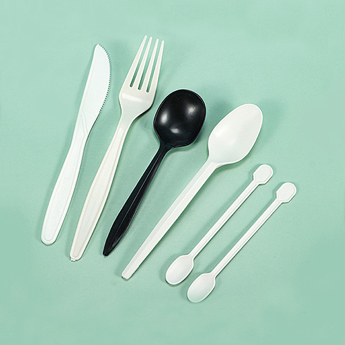 Cornstarch Disposable Knife Spoon Fork Cutlery Set