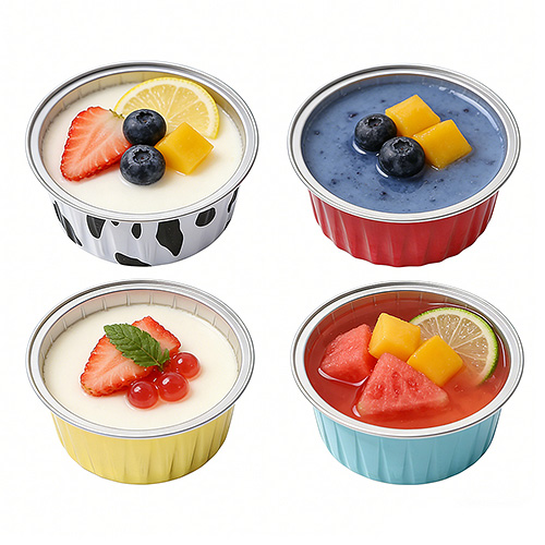 Custom Disposable Dessert Aluminum Cups