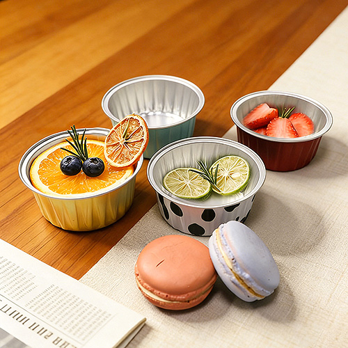 Disposable Aluminum Foil Baking Bowls with PET Lid