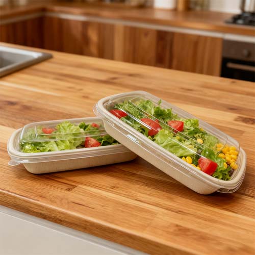 Disposable Takeaway Bagasse Fast Food Containers