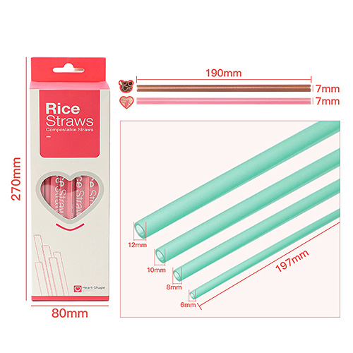 Edible Rice Drinking Straws