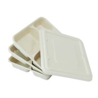 Sugarcane Bagasse 1000ml Food Tray with Lid