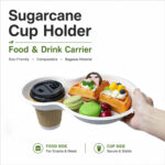 Sugarcane Cup Holders A Sustainable Alternative to Plastic Drink Carriers