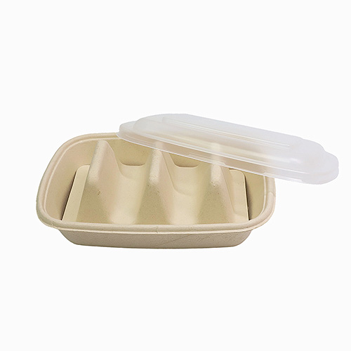 Sugarcane Taco Box Holder Tray for Party