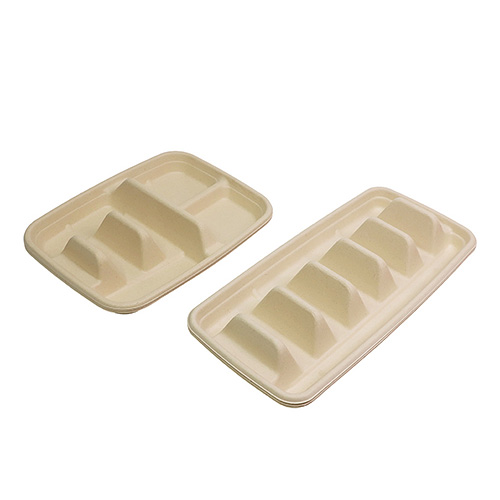 Sugarcane Taco Tray Take-out Box