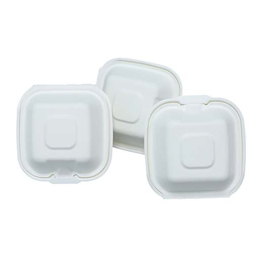 Takeaway Bagasse Sugarcane Burger Box