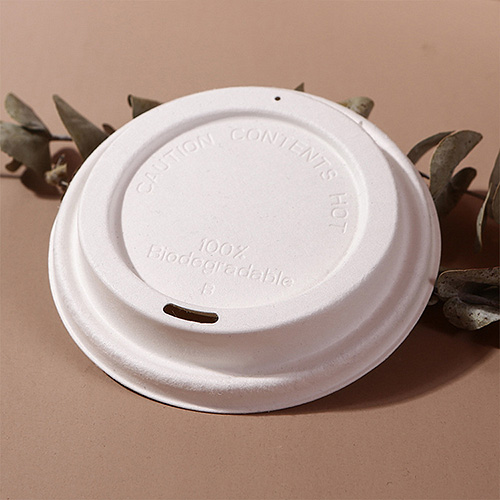 Waterproof Disposable Bagasse Lid
