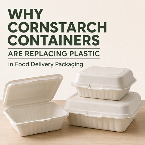 Why Cornstarch Containers Are Replacing Plastic in Food Delivery Packaging
