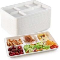 Compostable Sugarcane Bagasse Tray