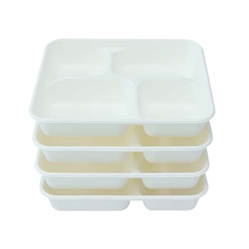 Compostable Sugarcane Sushi Tray