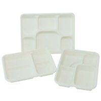 Cornstarch Airline Meal Tray