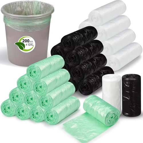 Cornstarch Garbage Bags on Roll
