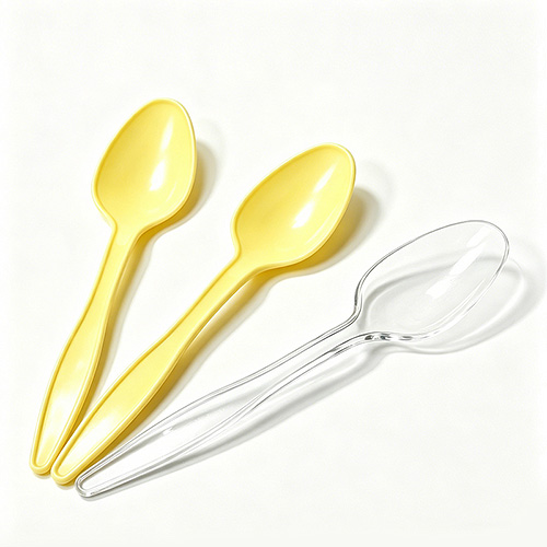 Cornstarch PP PS Plastic Yogurt Ice Cream Spoon