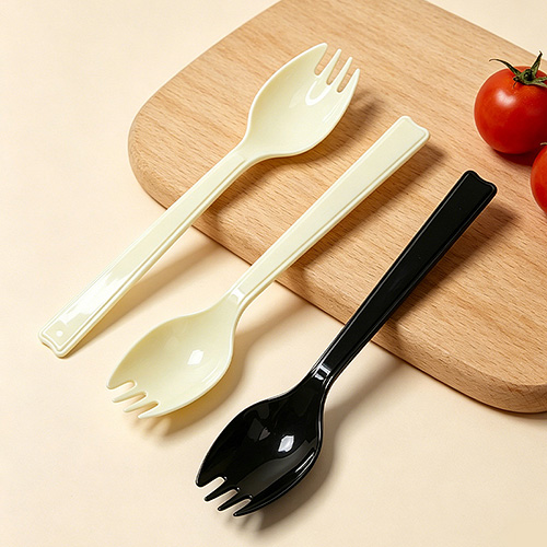 Cornstarch PP PS Plastic Yogurt Ice Cream Spoon