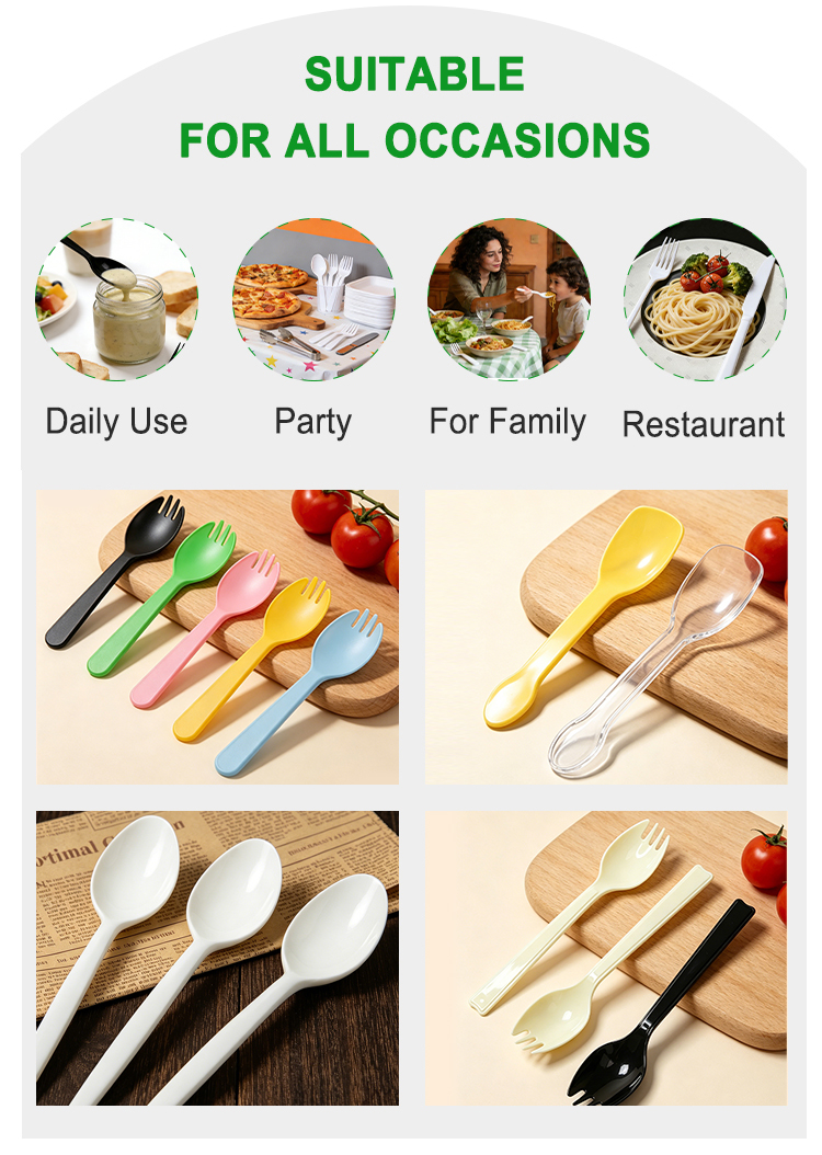 Disposable Cornstarch Plastic Spoon
