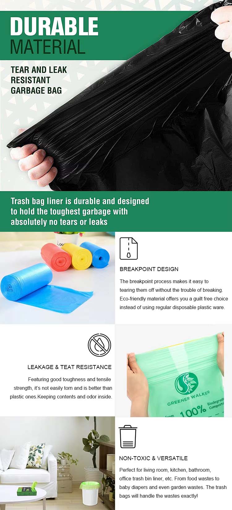 Leak-Proof Compostable Trash Bags
