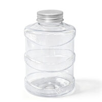 PET Bottle with Straw Hole Aluminum Lid