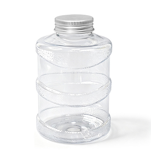 PET Bottle with Straw Hole Aluminum Lid