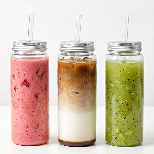 PET Vessel with Aluminum Screw Lids