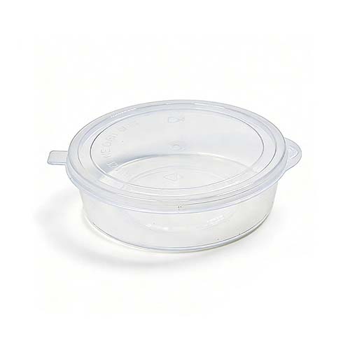 PP Sauce Cup with Hinged Lid