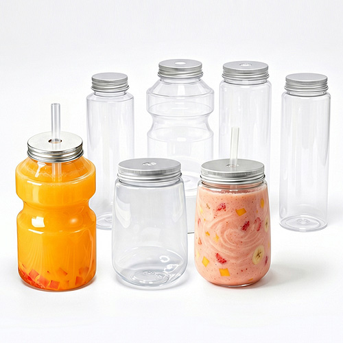 Portable Sturdy PET Drink Jar
