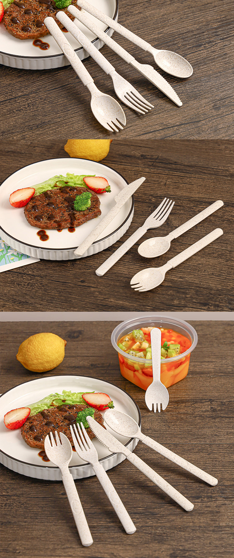 Wheat Straw Disposable Cutlery