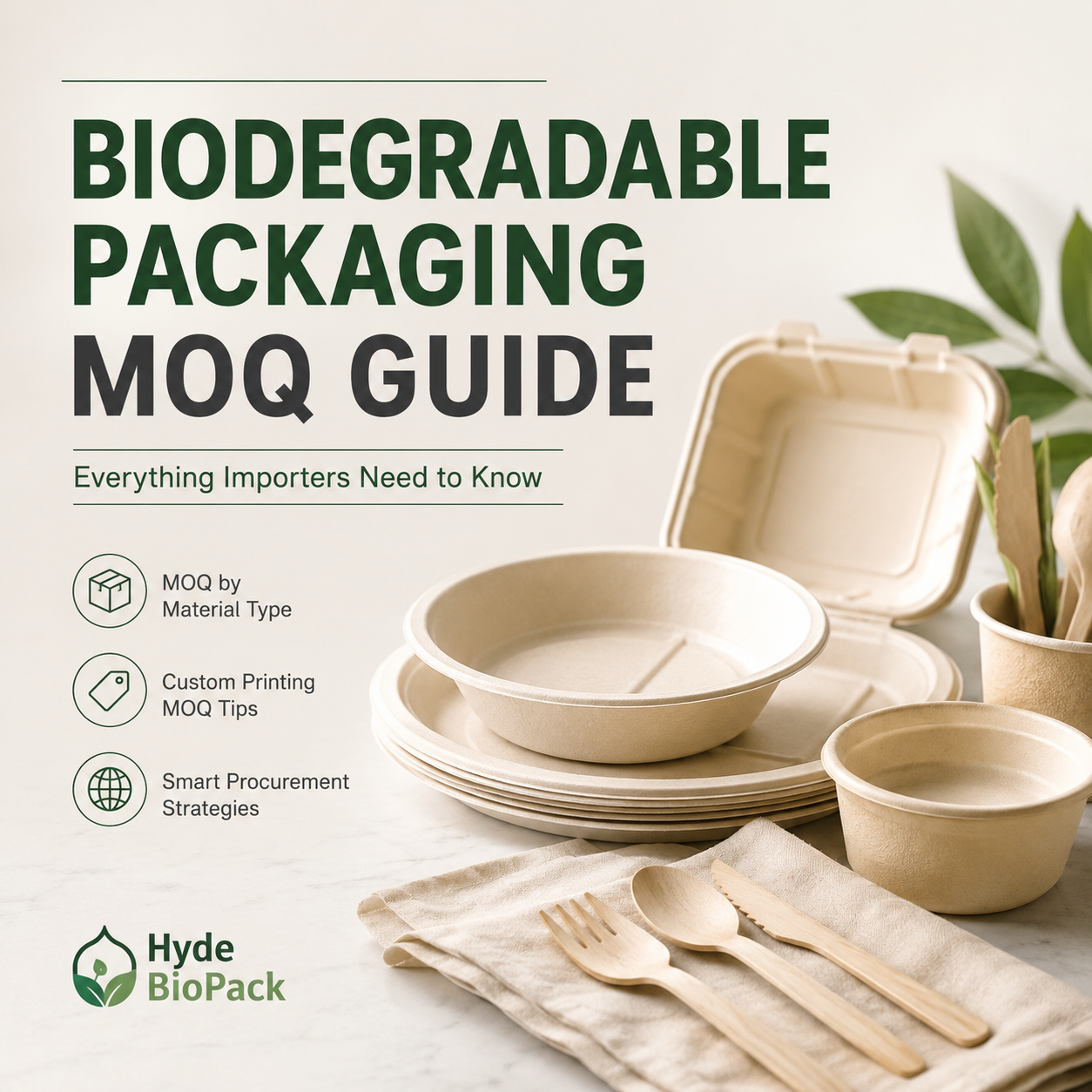 Biodegradable Packaging MOQ Guide Everything Importers Need to Know