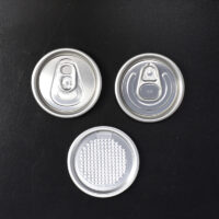 Clear PET Beverage Can with Easy Open Lid