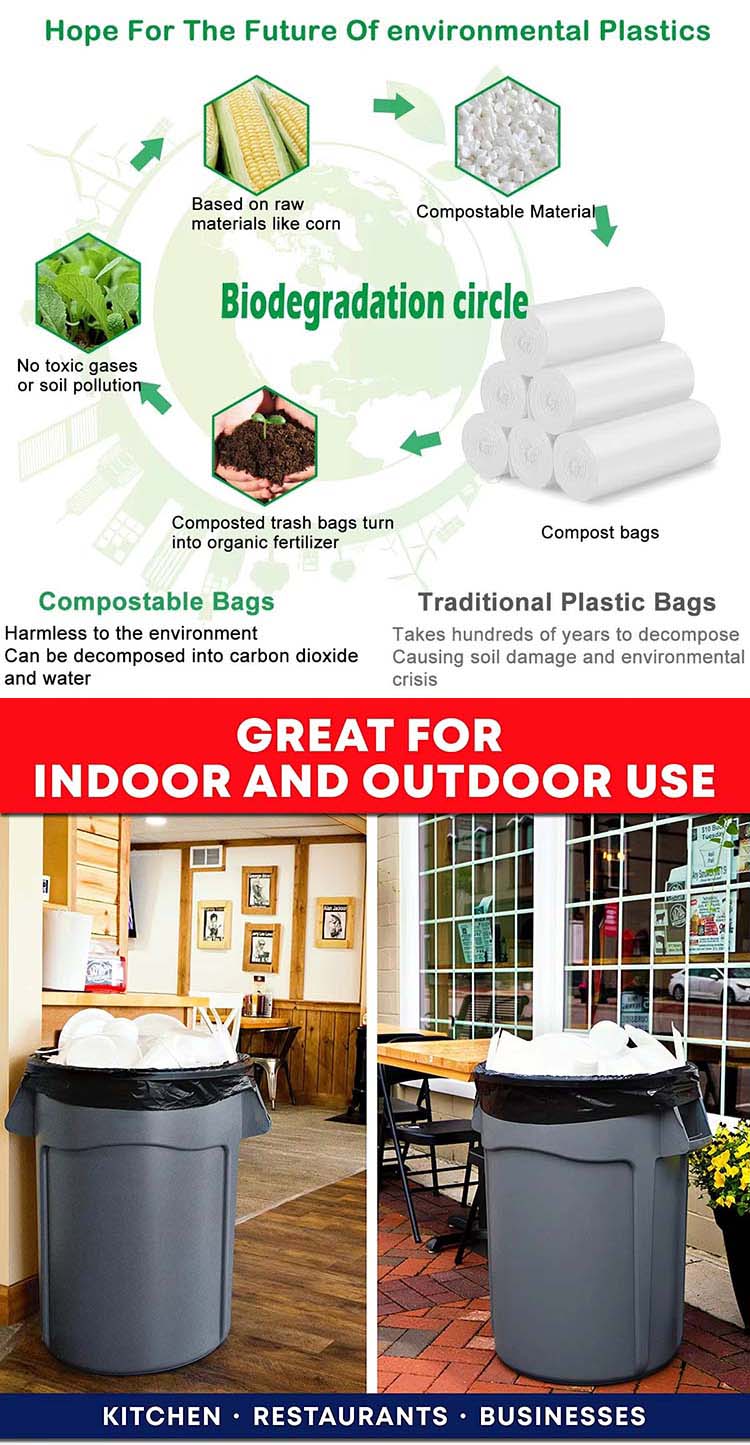 Compostable Garbage Bags Supplier