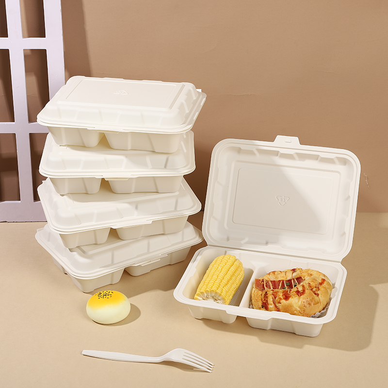Cornstarch Clamshell Box