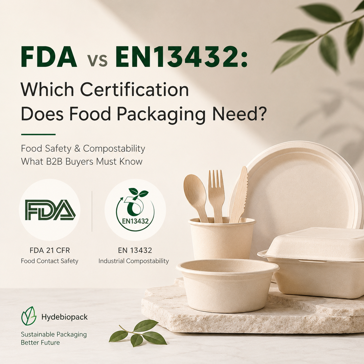 FDA vs EN13432 Which Certification Does Food Packaging Need