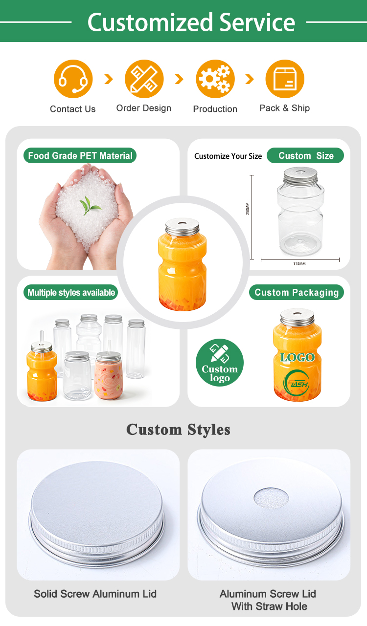 Round PET Beverage Bottle