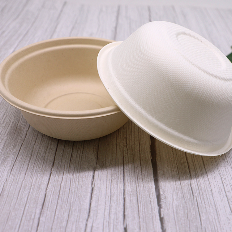 Sugarcane Bagasse Round Bowl
