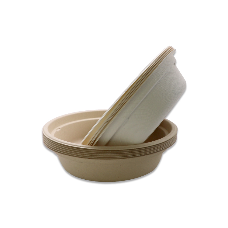Sugarcane Bagasse Round Bowl