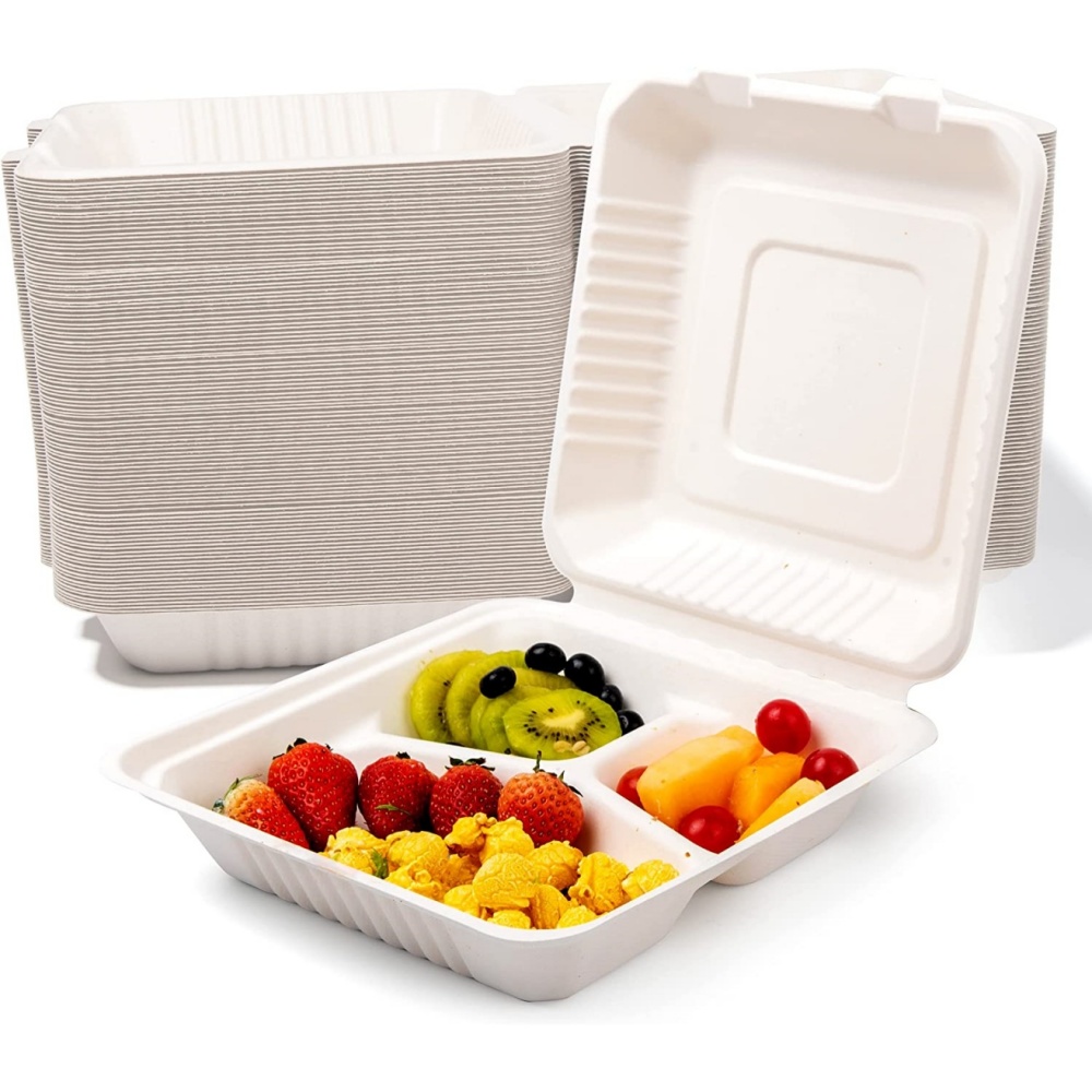 Sugarcane Clamshell Box