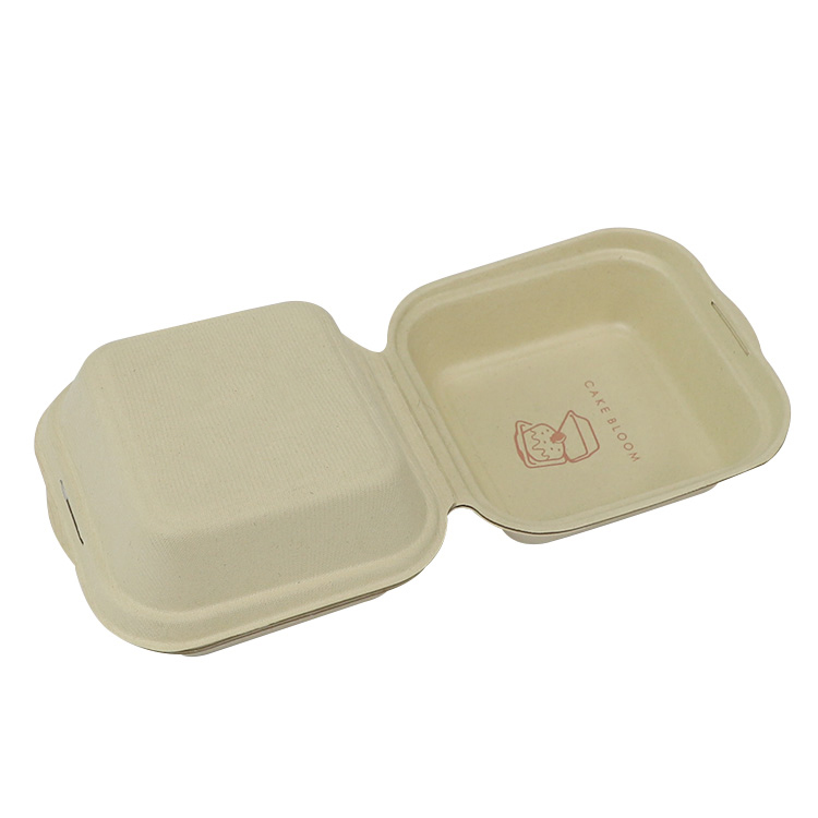 Sugarcane Hamburger Clamshell Box