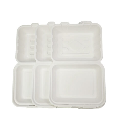 Bagasse Clamshell Containers for Foodservice